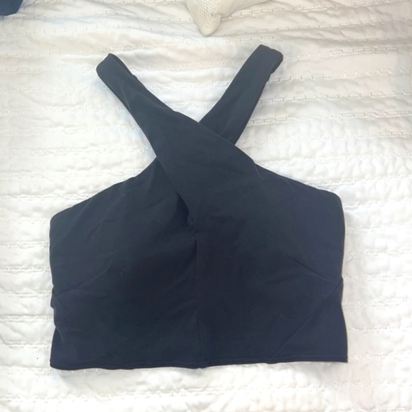 Lululemon Nulu Wrap-Front Longline Bra Light Support A/B Cup Size 4 - Picture 2 of 7